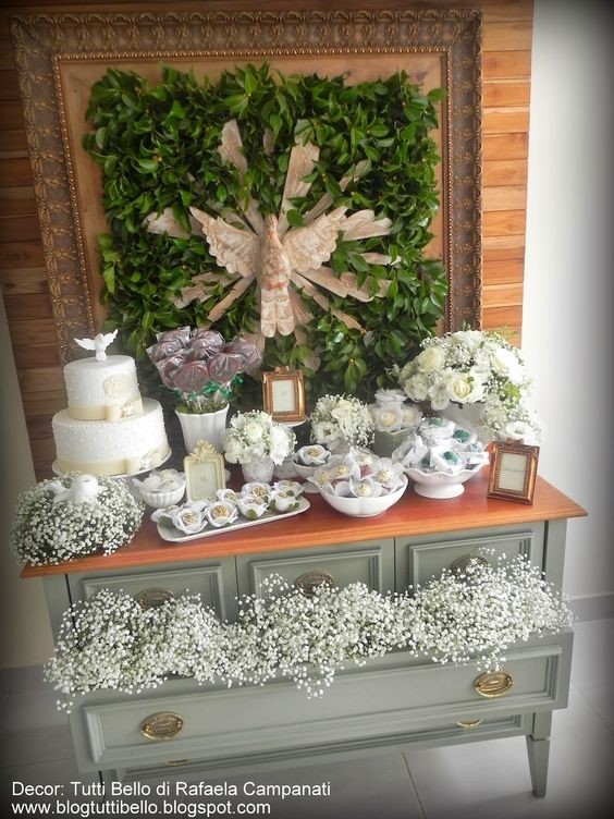 Dicas de decoraç u00e3o para Primeira Eucaristia Lembranças Especiais -> Decoração Primeira Comunhão Igreja Dicas de decoraç u00e3o para Primeira Eucaristia Lembranças Especiais -> Decoração Primeira Comunhão Igreja