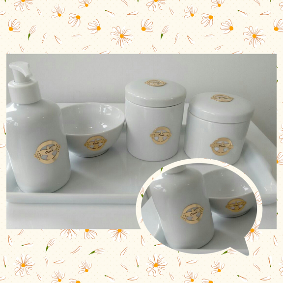 kit higiene bebê divino espirito santo