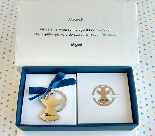 presente para recem nascido kit anjo