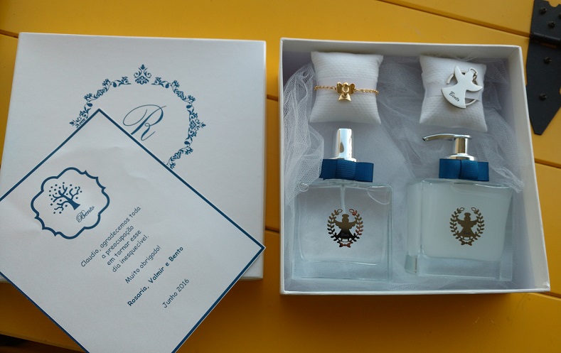 presente para recem nascido kit pulseira home sabonete chaveiro