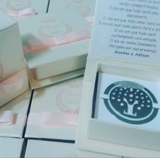 lembrancinhas de noivado marca paginas