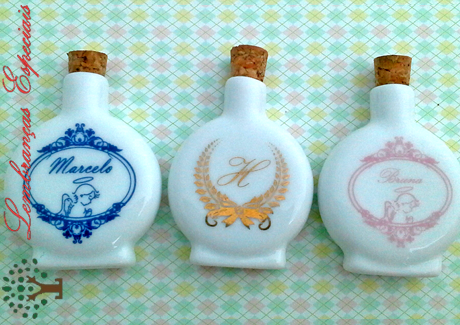 lembrancinhas de primeira comunhao aguabenta garrafinha porcelana