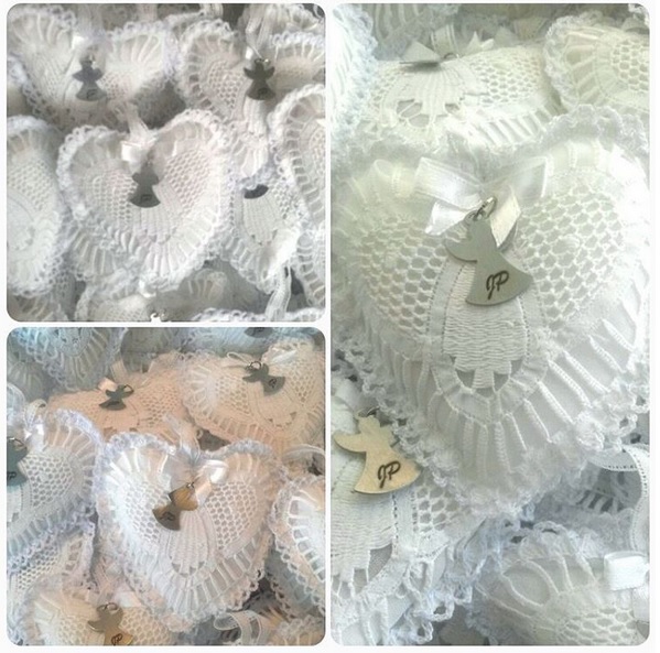 lembrancinhas de primeira eucaristia sache renda renascença