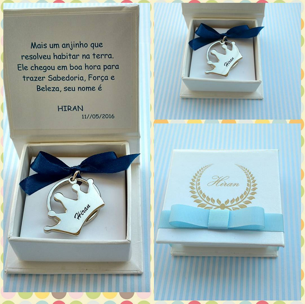 lembrancinhas pequeno principe chaveiro coroa