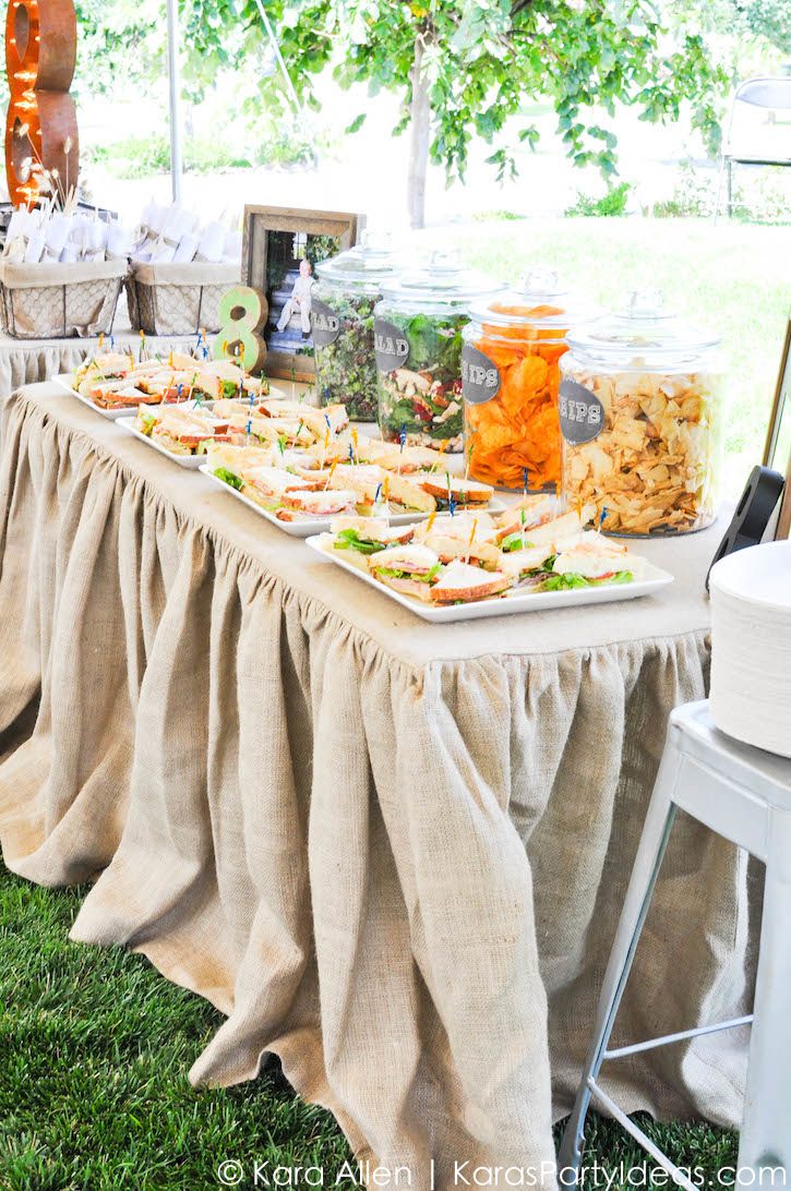 festa de batizado lanche