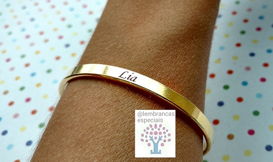 lembrancinhas pulseira personalizada