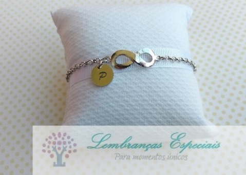pulseira para madrinhas infinito inicial