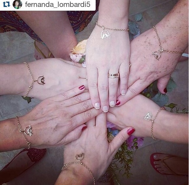 pulseira para madrinhas