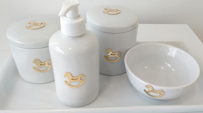 KIT HIGIENE BEBE PORCELANA