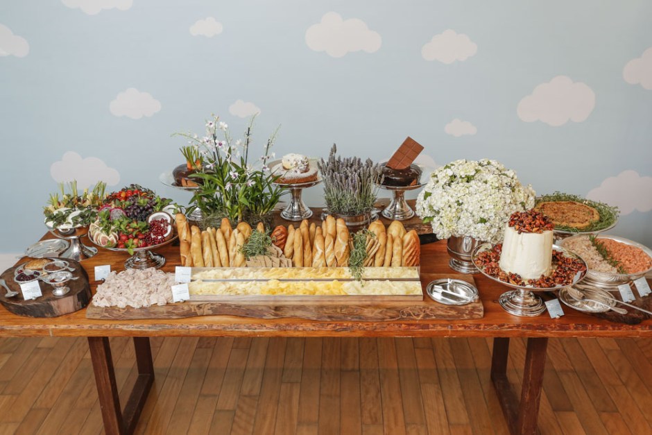 brunch para festa de batizad