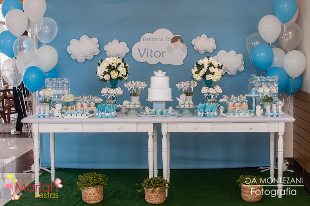 tema para festa de batizado de menino