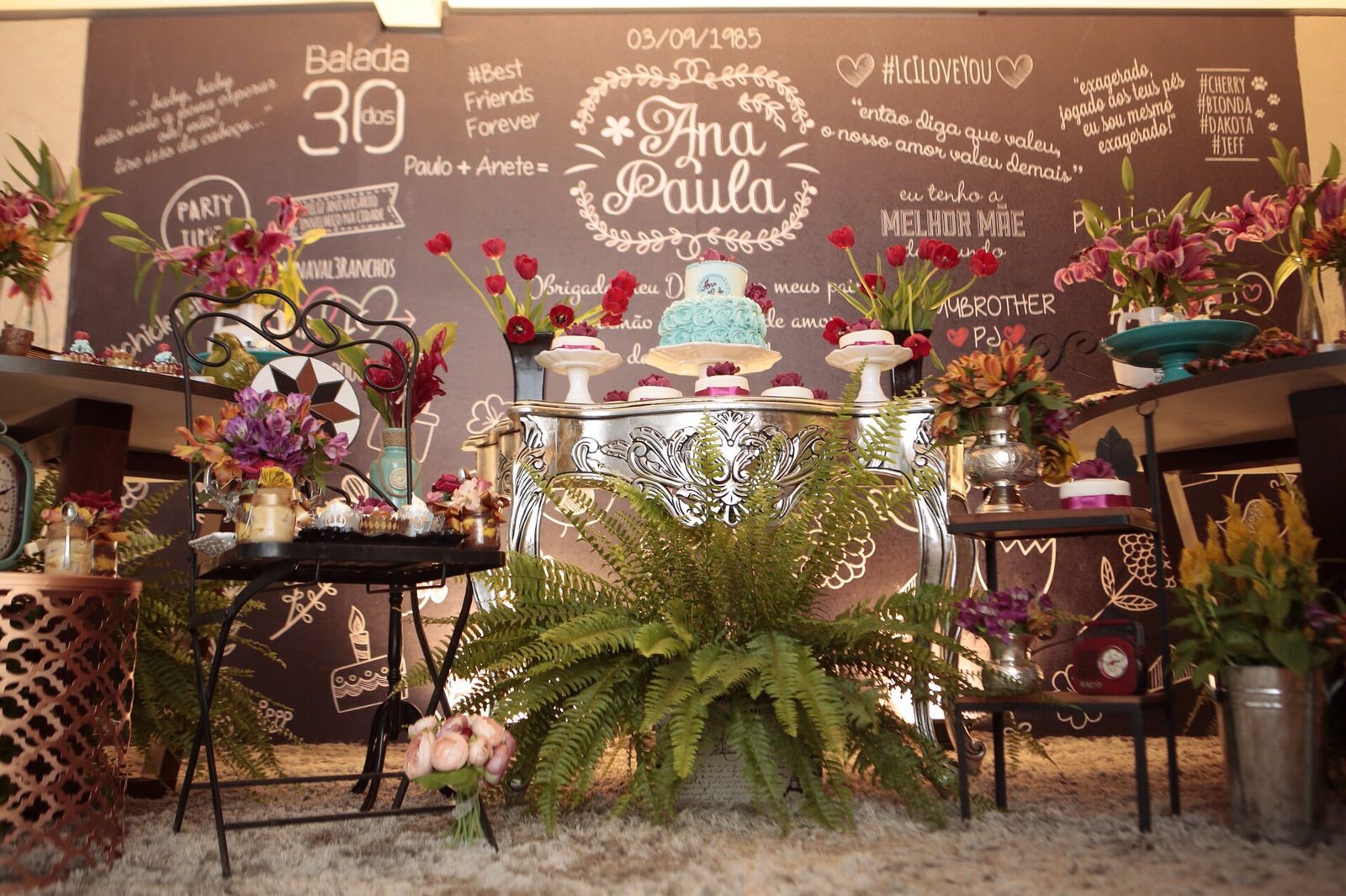 festa 30 anos mulher